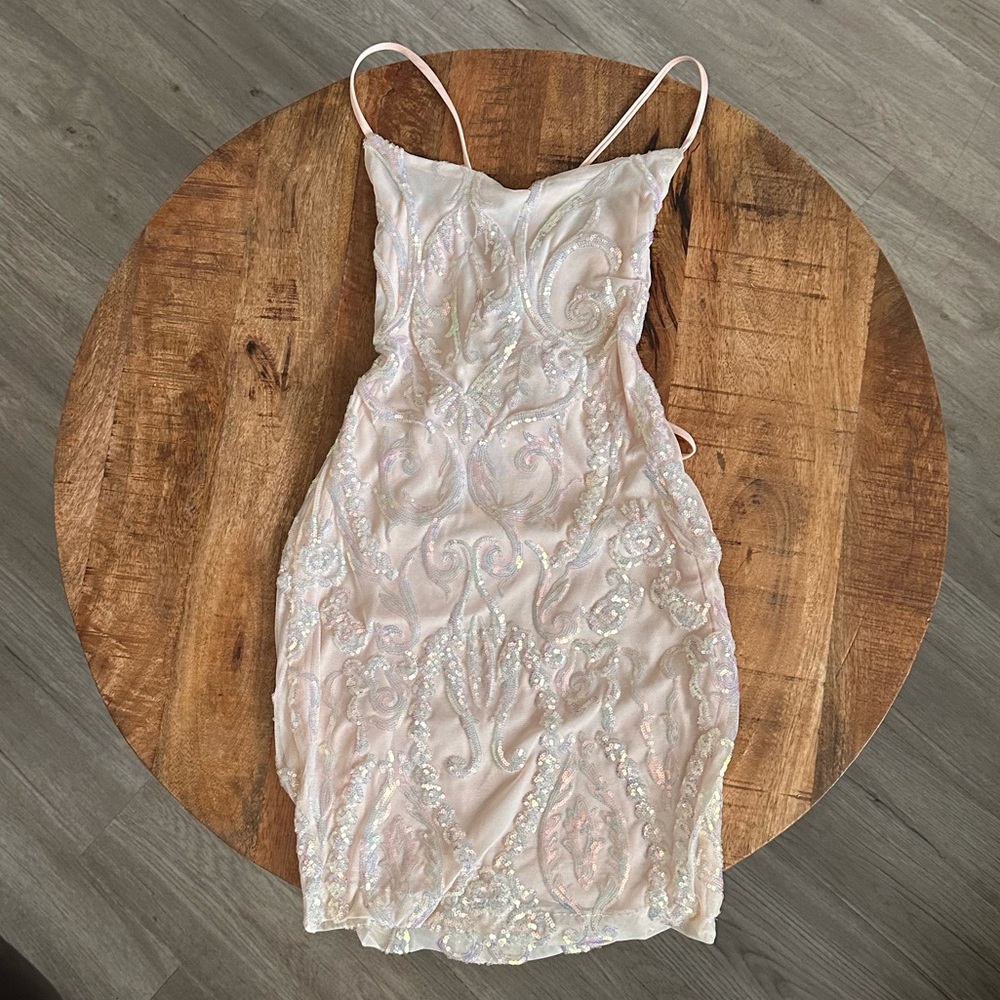 Windsor Blush Ab Homcoming Short Dress